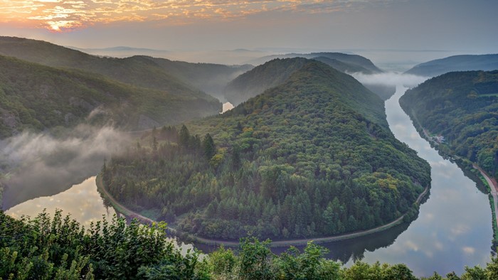 Saarschleife River Landscape Nature