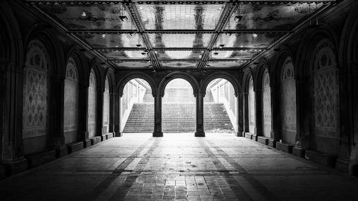 Bethesda Arcade, Central Park, New York