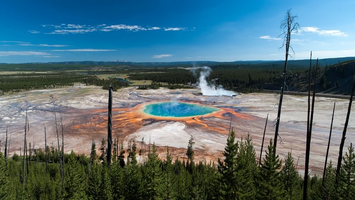 Grand Prismatic Spring in Yellowstone National Park