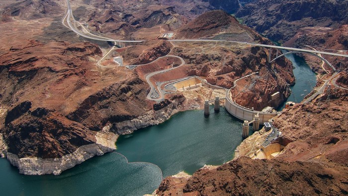 Hoover Dam and Colorado River