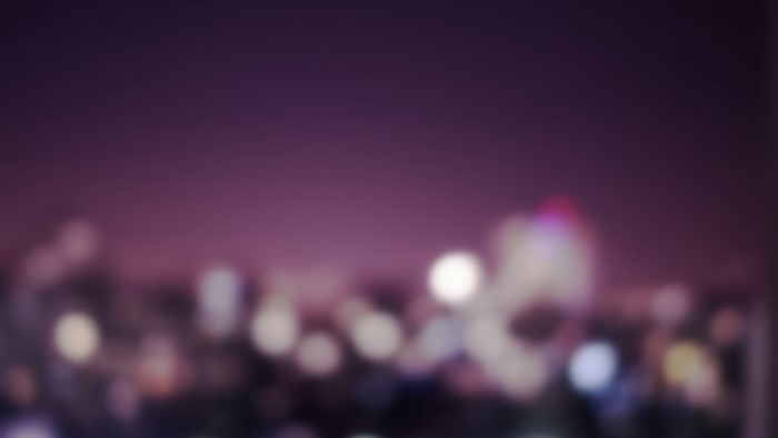 Purple City Lights Bokeh