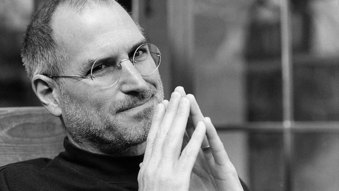 Steve Jobs in Black and White