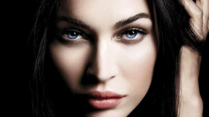 Megan Fox Blue Eyes Portrait