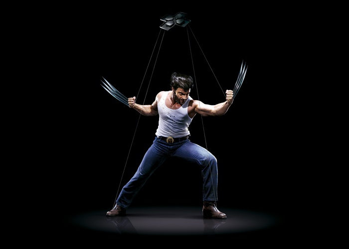Wolverine from Marvel Comics with claws