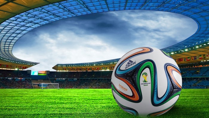 Adidas Brazuca World Cup 2014 Ball in Stadium