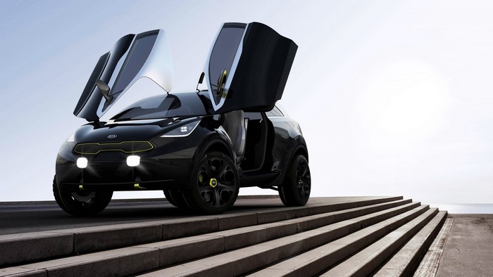 Kia Niro Concept car with butterfly doors