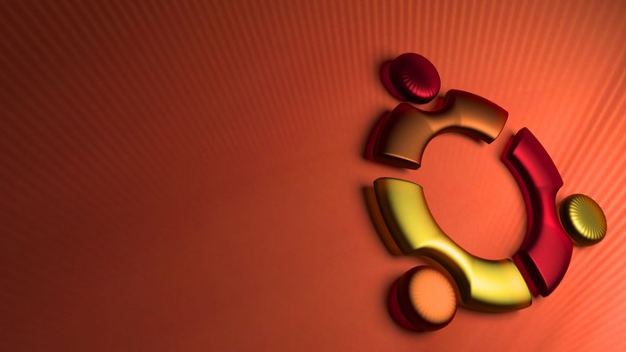 3D Ubuntu Logo Render