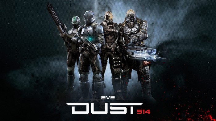 Four soldiers from EVE: Dust 514