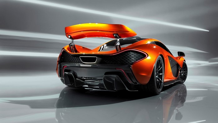 McLaren P1 Concept Car Rear View