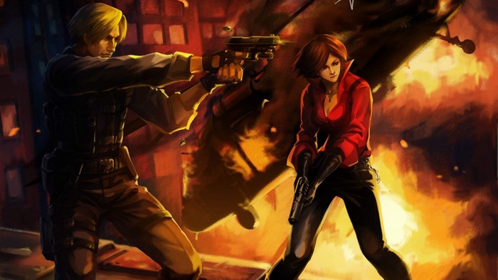 Leon S. Kennedy and Ada Wong from Resident Evil 6