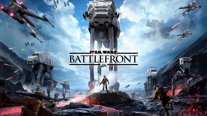 Star Wars Battlefront EA video game cover