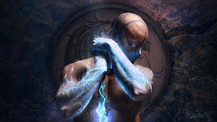 Sub Zero from Mortal Kombat X Artwork