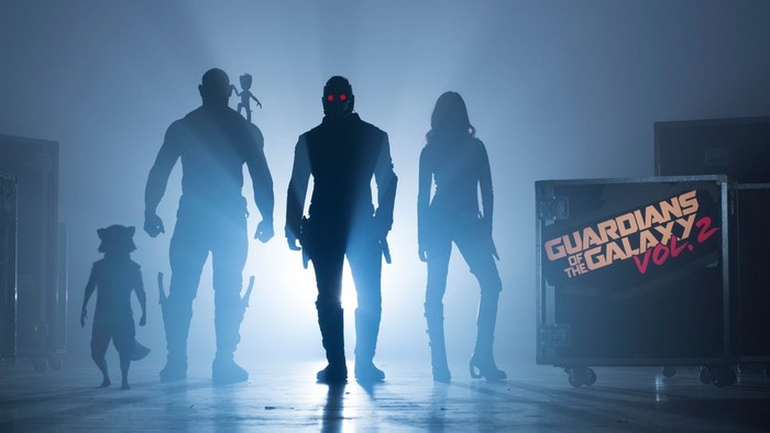Guardians of the Galaxy Vol. 2 characters silhouette