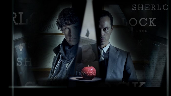 Sherlock and Moriarty from Sherlock