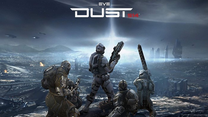 EVE: Dust 514 soldiers on a desolate planet