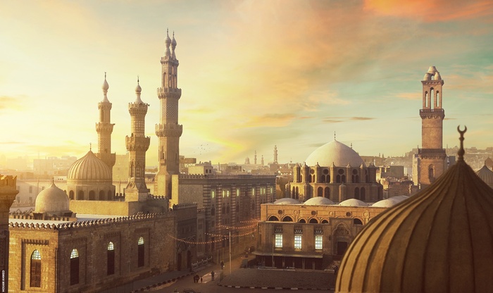 Ramadan, Mosque, 4K, Egypt, Cityscape
