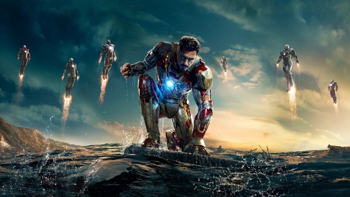 Iron Man 3 Floating on Ocean