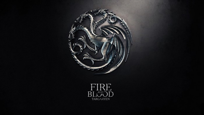 Fire and Blood Targaryen logo