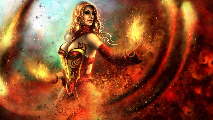 Lina from Dota 2