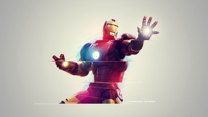 Iron Man illustration by Nafseen