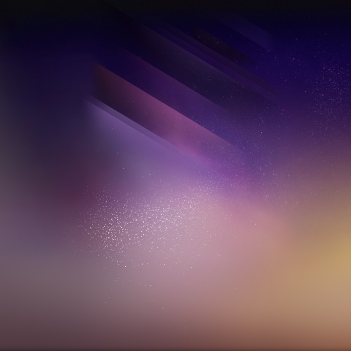 Purple abstract streaks and particles