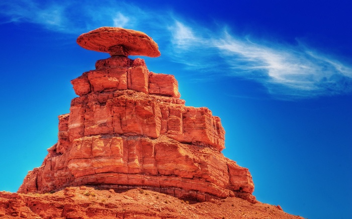 Mexican Hat Rock Formation in Utah