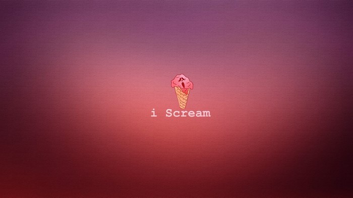 I Scream Minimalist Ice Cream