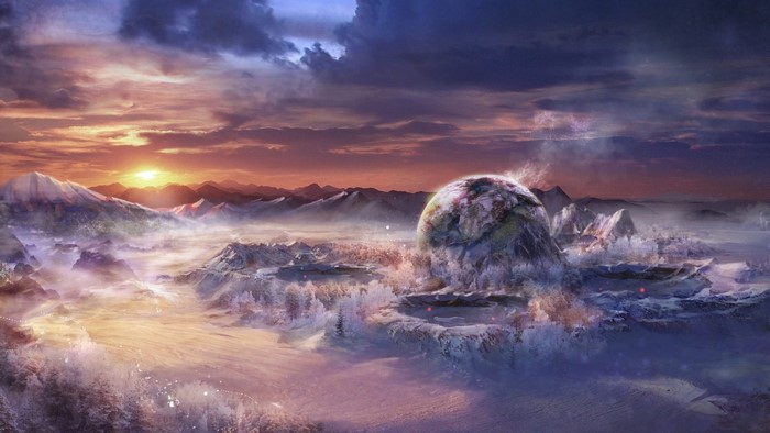Fantasy World Art Painting