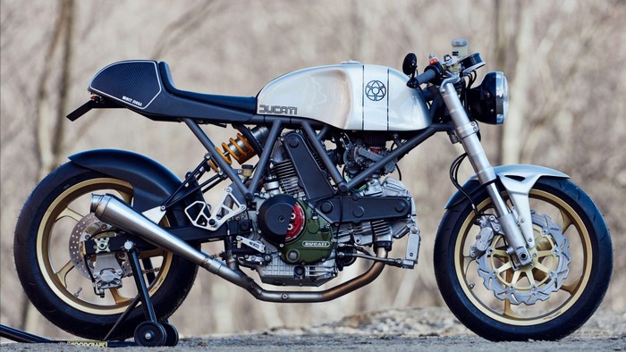 Custom Ducati Cafe Racer Motorcycle
