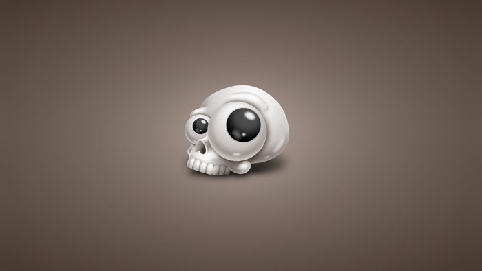 Funny Big Eye Skull