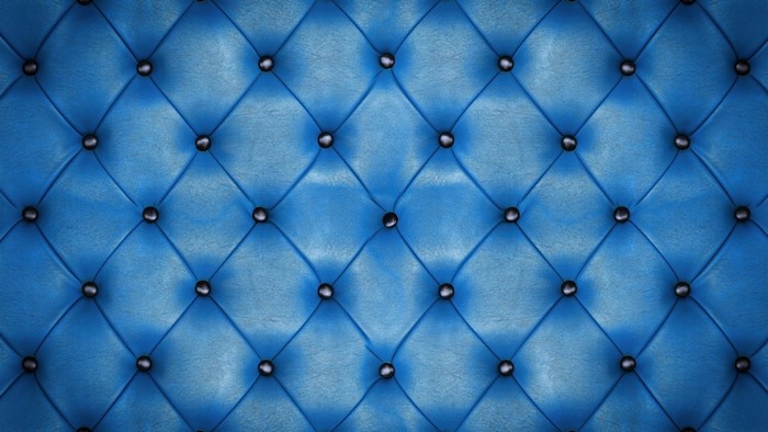 Blue Tufted Leather Texture
