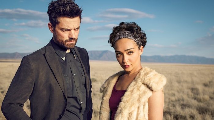 Dominic Cooper and Ruth Negga from Preacher