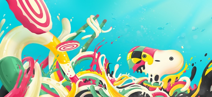 Colorful Fluid Abstract Art