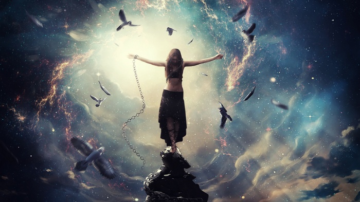 Beautiful girl, Freedom