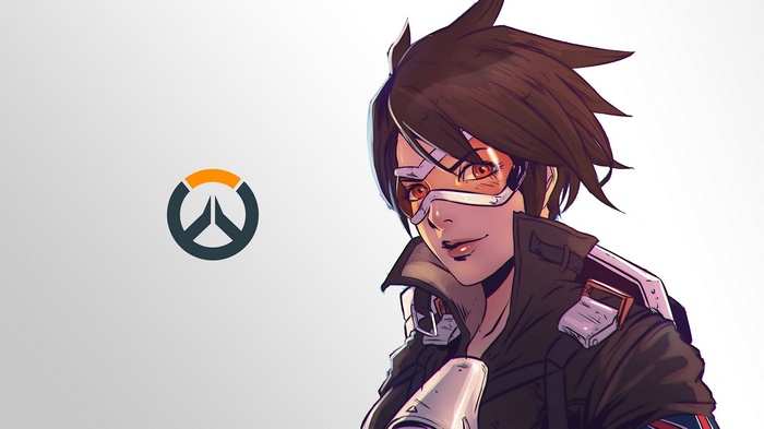 Tracer from Overwatch 4K