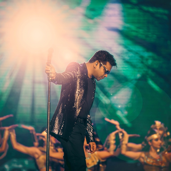 AR Rahman performing on stage