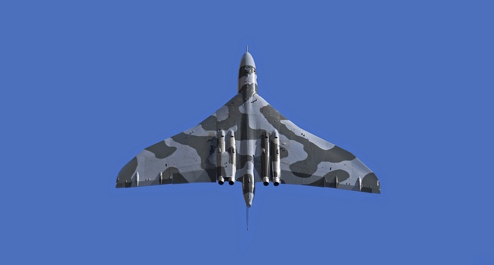 Avro Vulcan Bomber in flight