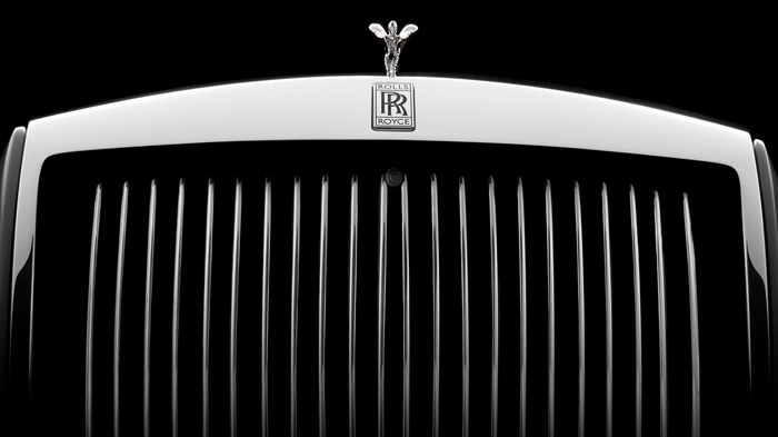 Rolls Royce Phantom 2017 Logo Emblem 4K