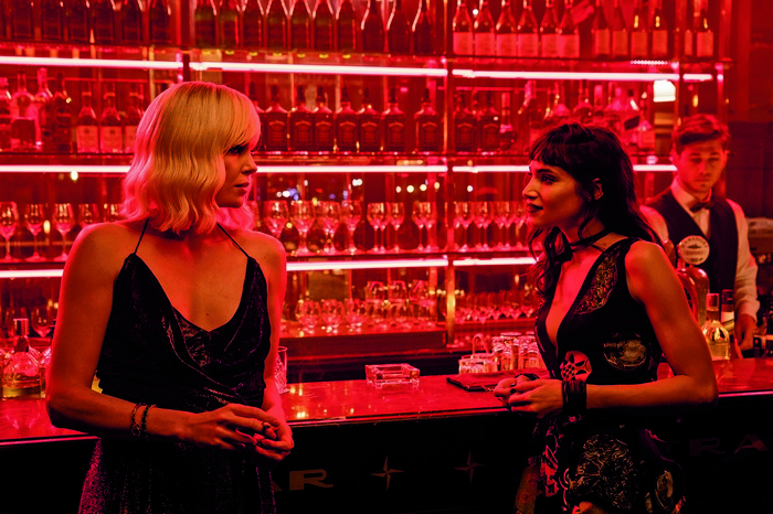 Charlize Theron and Sofia Boutella from Atomic Blonde