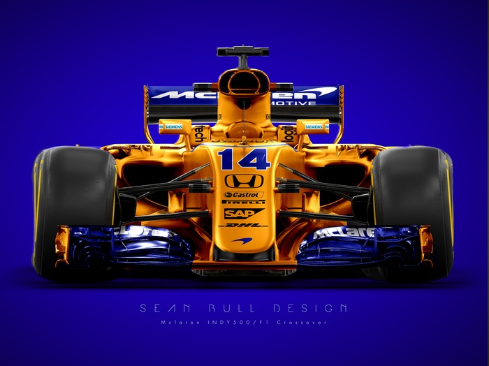 McLaren Indy500/F1 Crossover Race Car