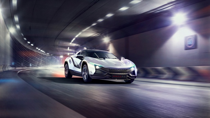 TaMo Racemo Sports Coupe in Tunnel