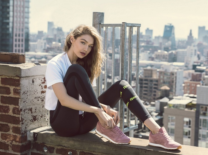 Gigi Hadid for Reebok 2017 Photoshoot