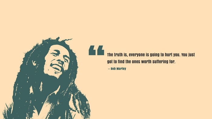 Truth, Popular quotes, Bob Marley, Worth