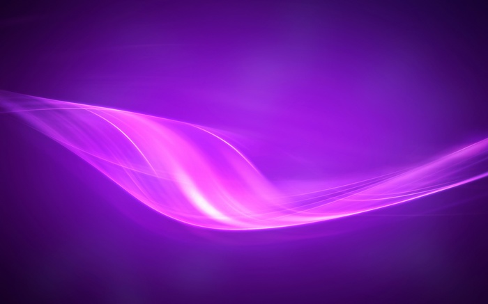Purple abstract waves with light streaks