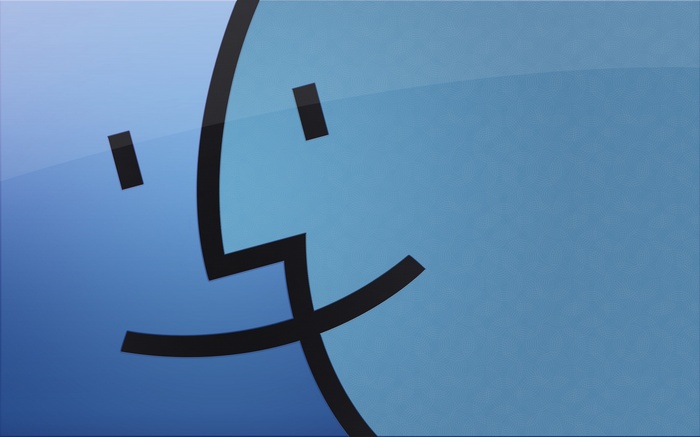 Mac OS Finder smiley face