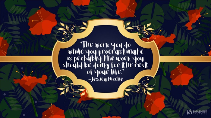 Quote by Jessica Hische on work and procrastination