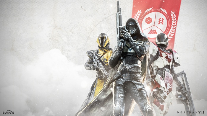 Destiny 2 Hunter, Titan, and Warlock 4K