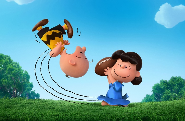 Charlie Brown and Lucy from The Peanuts Movie