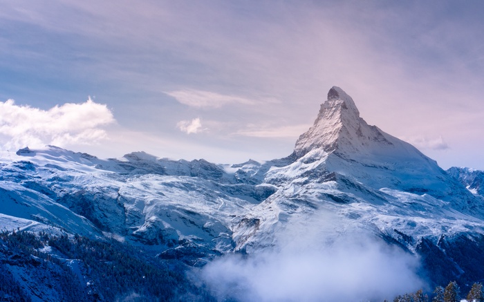 Matterhorn Peak in the Alps, Switzerland
