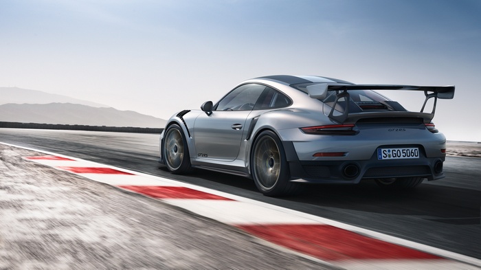 2018 Porsche 911 GT2 RS on a race track